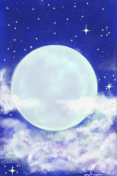 Moon | Flying2BFree | Digital Drawing | PENUP