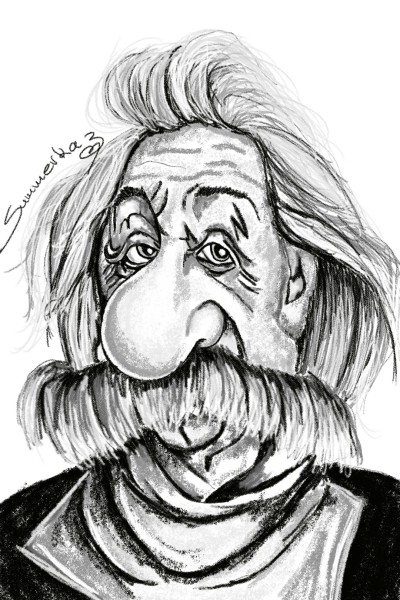 Albert Einstein | SummerKaz | Digital Drawing | PENUP