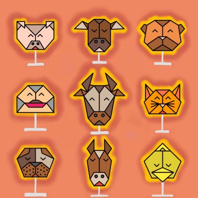 Origami Masks | patrick | Digital Drawing | PENUP