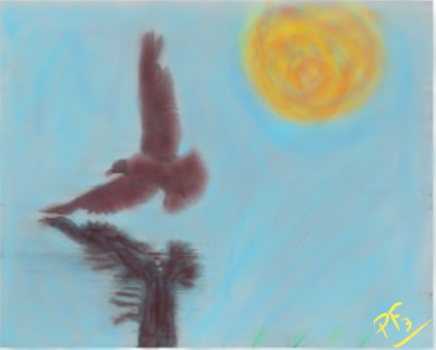 oiseau et le lac
 | powerfather3 | Digital Drawing | PENUP