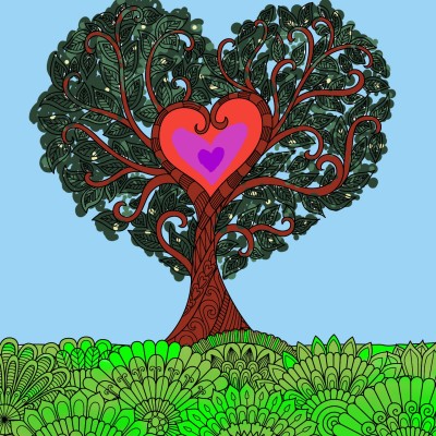 Tree of Hearts | Chrissy | Digital Drawing | PENUP