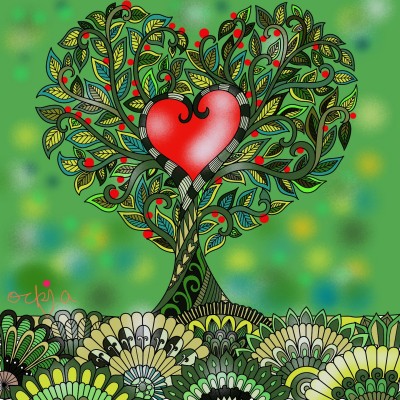 Happy tree♡ | ockja | Digital Drawing | PENUP