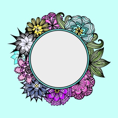 Mirror & Flowers | Trish | Digital Drawing | PENUP