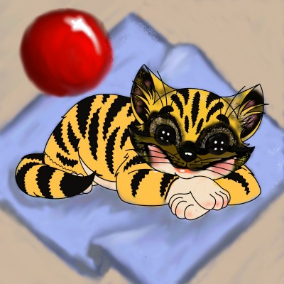 Baby Boy Incognito Cat Nappin" | NurseLisa0517 | Digital Drawing | PENUP