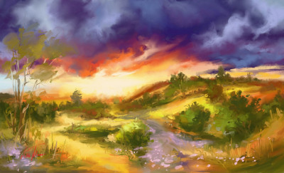 ~Before evening storm~ | Mishelangello | Digital Drawing | PENUP