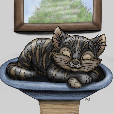 Cat Nap | LisaBme | Digital Drawing | PENUP