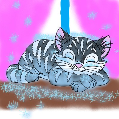 눈오는날 고양이 | mungi | Digital Drawing | PENUP