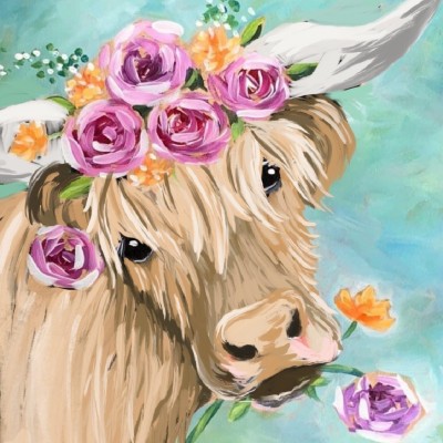 Flower Cow | fatima | Digital Drawing | PENUP