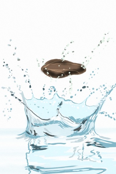 A splash of water | AntoineKhanji | Digital Drawing | PENUP