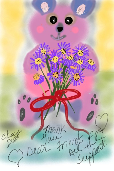 Thank you dear friends♡ | Daisy-C.K.W. | Digital Drawing | PENUP