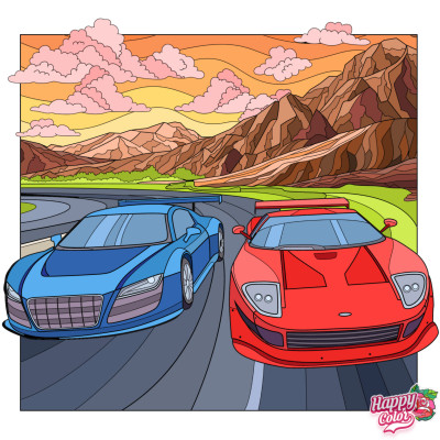 Vehicles Digital Drawing | con | PENUP
