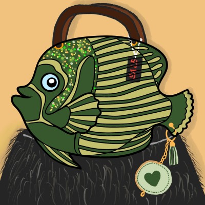"Fish" hand bag  | Diana | Digital Drawing | PENUP