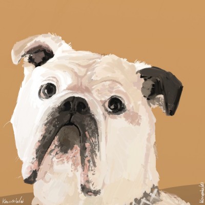 Buldog Marvin, jealous obviously ;) | Monty | Digital Drawing | PENUP