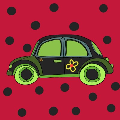 Ladybug car | Yagmur | Digital Drawing | PENUP