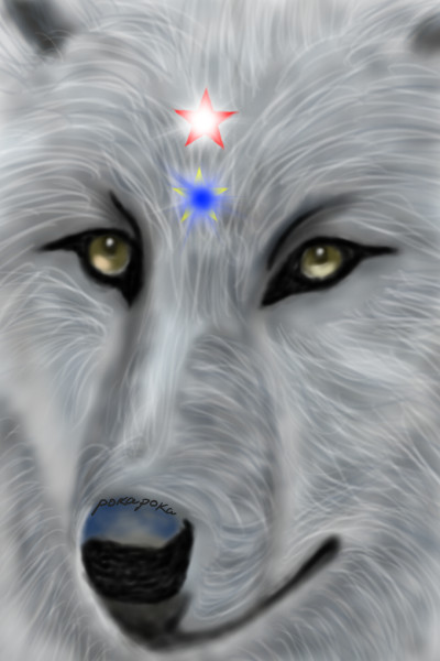 My wolf. My love  | pokapoka | Digital Drawing | PENUP
