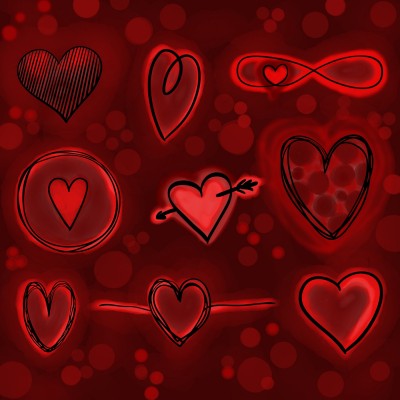 hearts | sburiff | Digital Drawing | PENUP