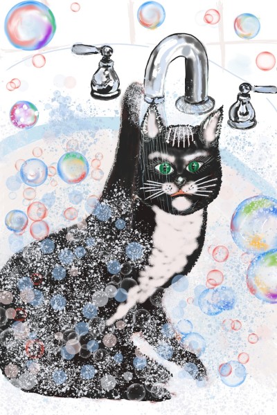 котик в ванної  | Svitlanatoch | Digital Drawing | PENUP