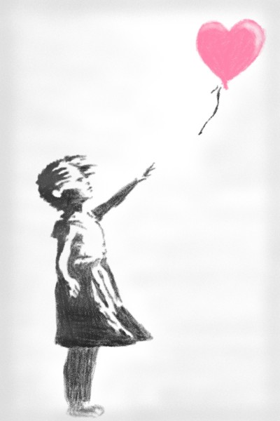 Banksy-Girl with balloon  | sooa | Digital Drawing | PENUP