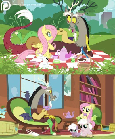 Some fluttershy and discord | IDK_IMAFURRY | Digital Drawing | PENUP