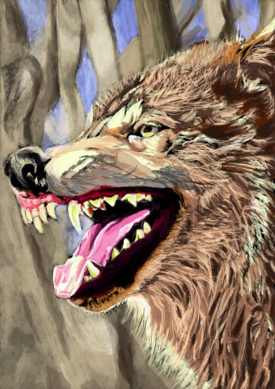 Grumpy Wolf | stuiek | Digital Drawing | PENUP