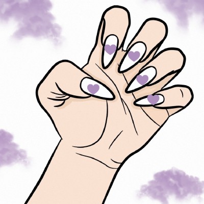 beautiful nails  | yafa | Digital Drawing | PENUP