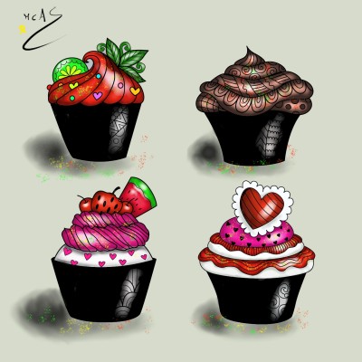 Cupcakes  | Carme | Digital Drawing | PENUP