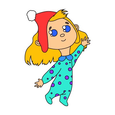 크리스마스 어린이 | jenny | Digital Drawing | PENUP