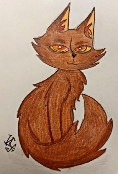 Fox from warrior cats  | TeaFan | Digital Drawing | PENUP