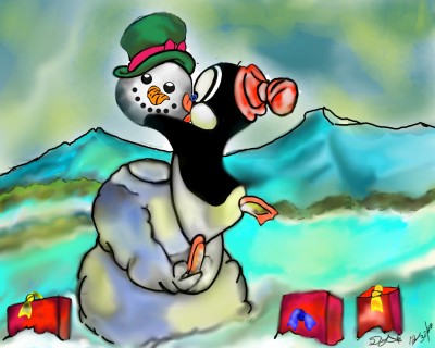 snowman  | BIGDESZ | Digital Drawing | PENUP