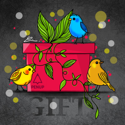 birds giftbox | CIN-ARTS7 | Digital Drawing | PENUP