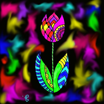 Flower Pop | Jules | Digital Drawing | PENUP