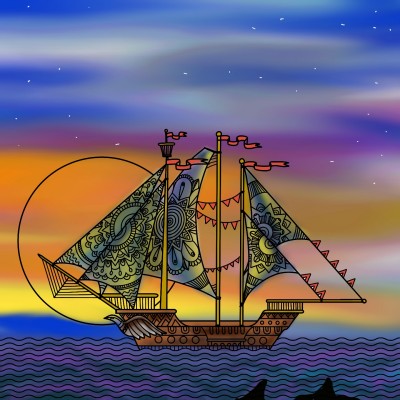 sail away to save yourself  | missT | Digital Drawing | PENUP