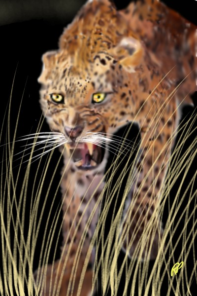 Annoyed Leopard  | Rebecca | Digital Drawing | PENUP