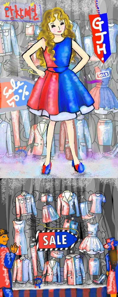 Dress Sold! (@GJH)
장사 잘됨ㅋ  | Nokhong | Digital Drawing | PENUP