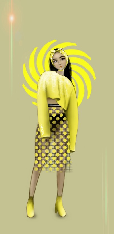yellow fashion :) | Gigiv. | Digital Drawing | PENUP