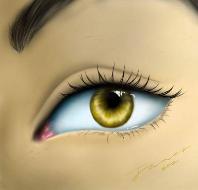 Yellow Eye | James_Maynard | Digital Drawing | PENUP