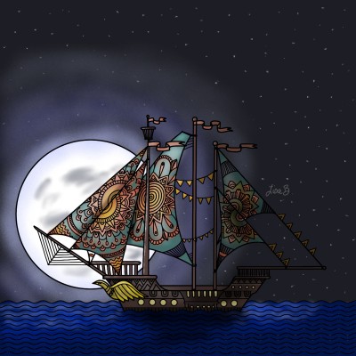 A Night to Sail | LisaBme | Digital Drawing | PENUP