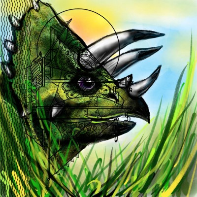 Triceratops | Mishanya | Digital Drawing | PENUP