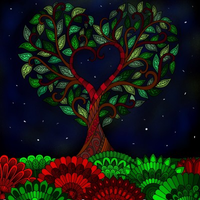 heart shaped tree | Zenovia | Digital Drawing | PENUP