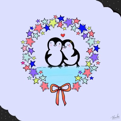 Cute Loving Penguin:) | Hunk | Digital Drawing | PENUP