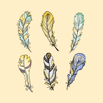 Six Feathers  | Trish | Digital Drawing | PENUP