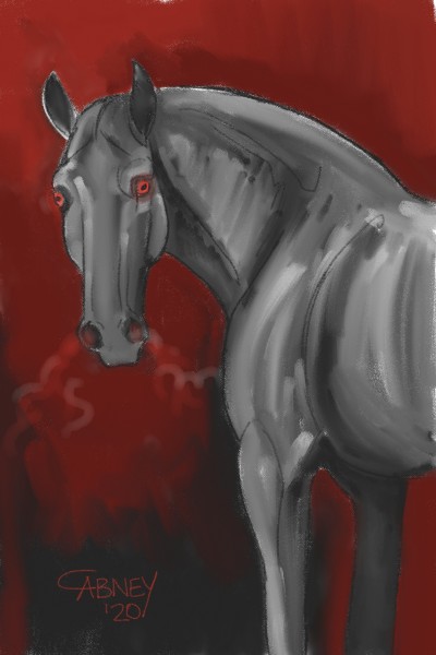 Demon Horse for @Dani | shadowmare72 | Digital Drawing | PENUP