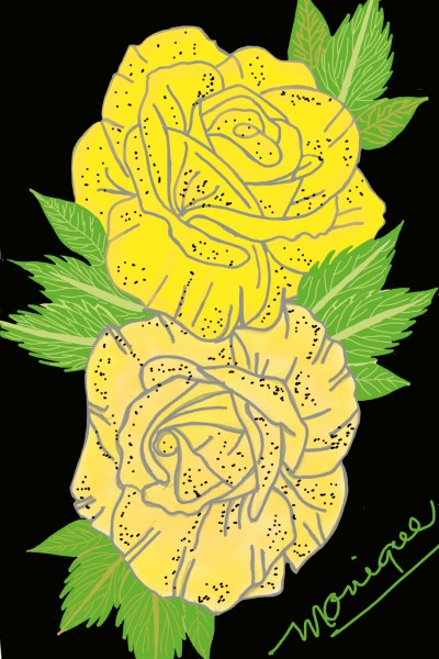 Yellow Roses | Monique | Digital Drawing | PENUP
