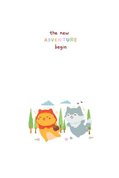 The New Adventure Begin! | Orenjineko | Digital Drawing | PENUP