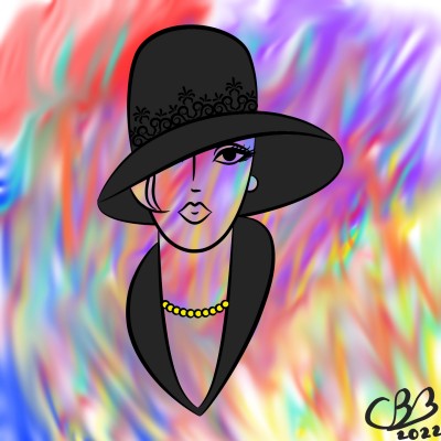 Mysterious Lady | Lidia | Digital Drawing | PENUP