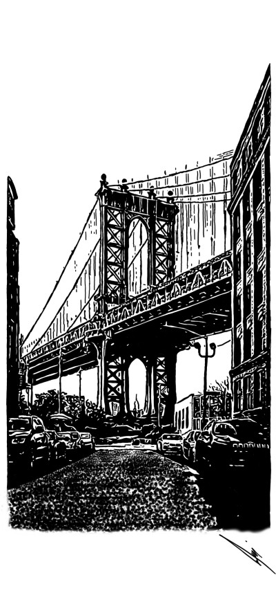 Manhattan Bridge | KursatO7 | Digital Drawing | PENUP