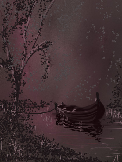 A deserted boat | AntoineKhanji | Digital Drawing | PENUP