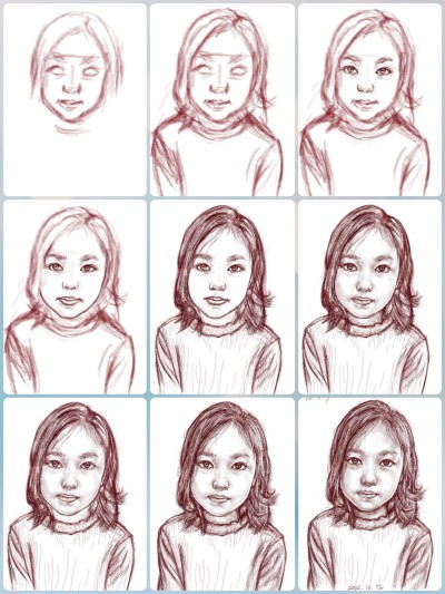 Working Process : Soyoon, my niece | Pato.Cha | Digital Drawing | PENUP