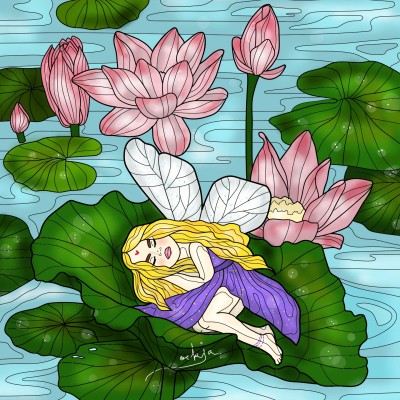 Fairy girl, wake up now please! ♡ | ockja | Digital Drawing | PENUP