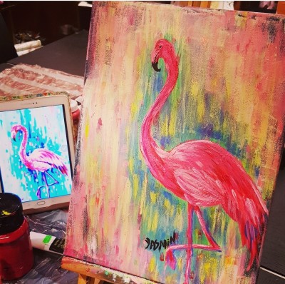 flamingo  | Jasmine_arts | Digital Drawing | PENUP